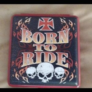 New Biker 'Born To Ride' Kings Cigarette Case